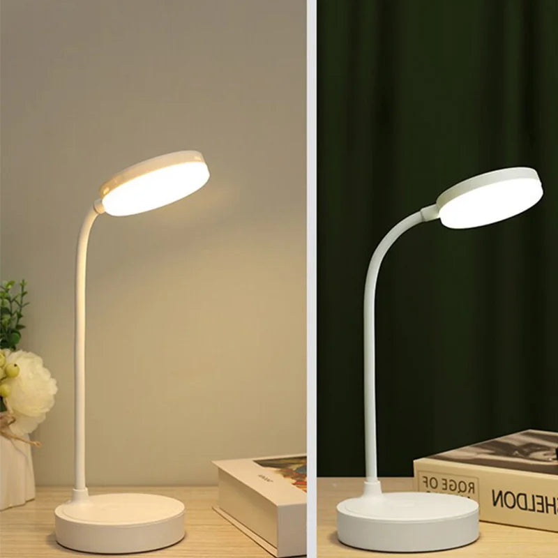 Table Lamp USB Plug Rechargeable Desk Lamp