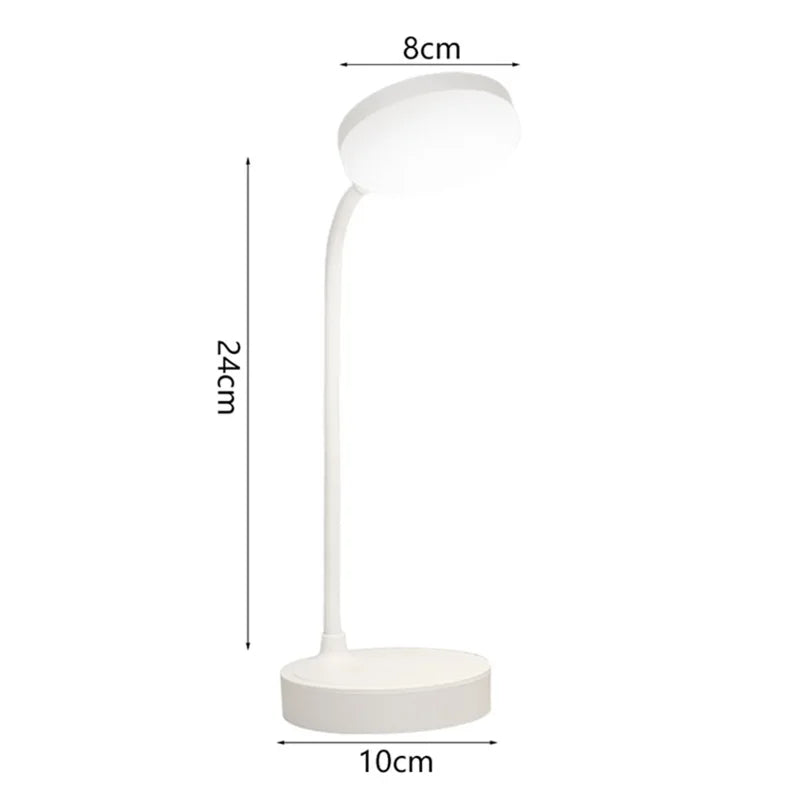 Table Lamp USB Plug Rechargeable Desk Lamp