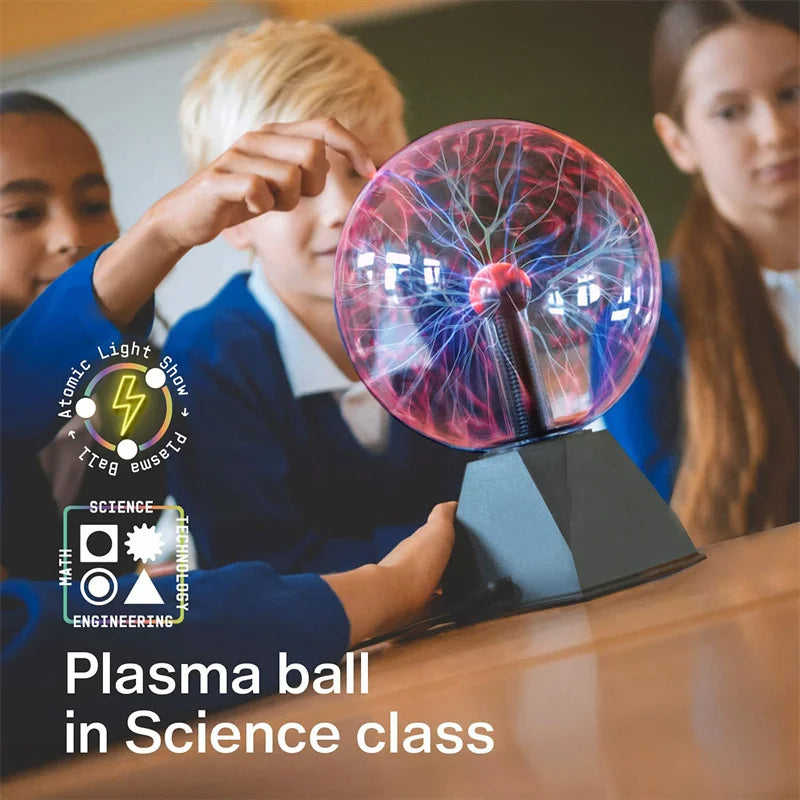 Magic Plasma Ball Lamp Touch Sensitive