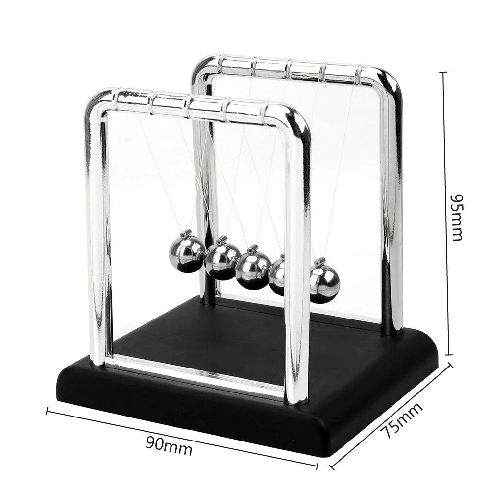 Newton's Cradle Desk Table Decor Metal Pendulum