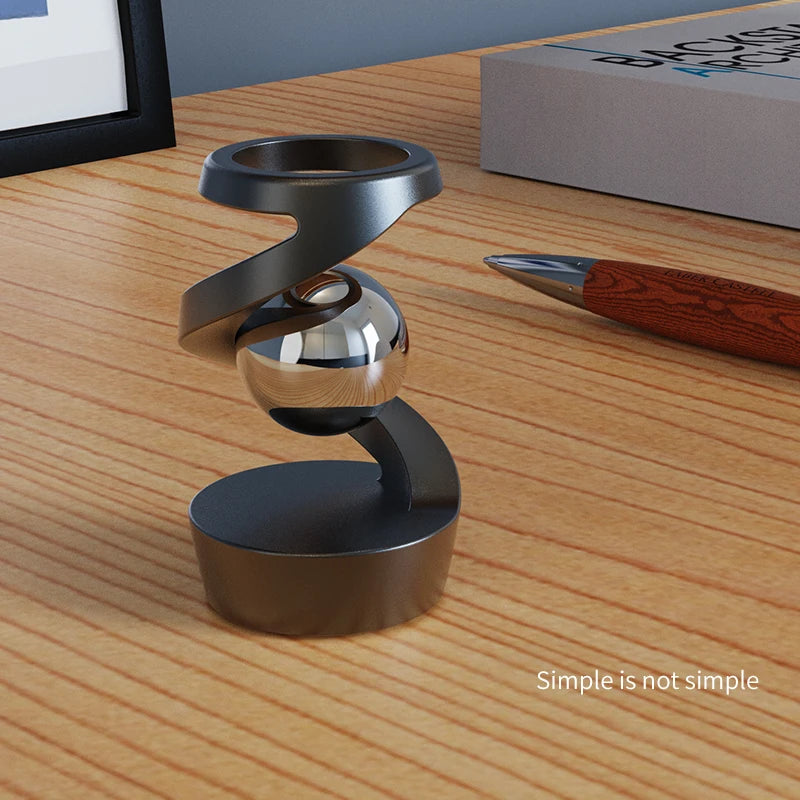 Desktop Stress Relief Aluminum Alloy Hypnotizing Levitating Spinner