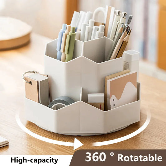 360° Rotatable Pen Holder Desk Stationery Organizer