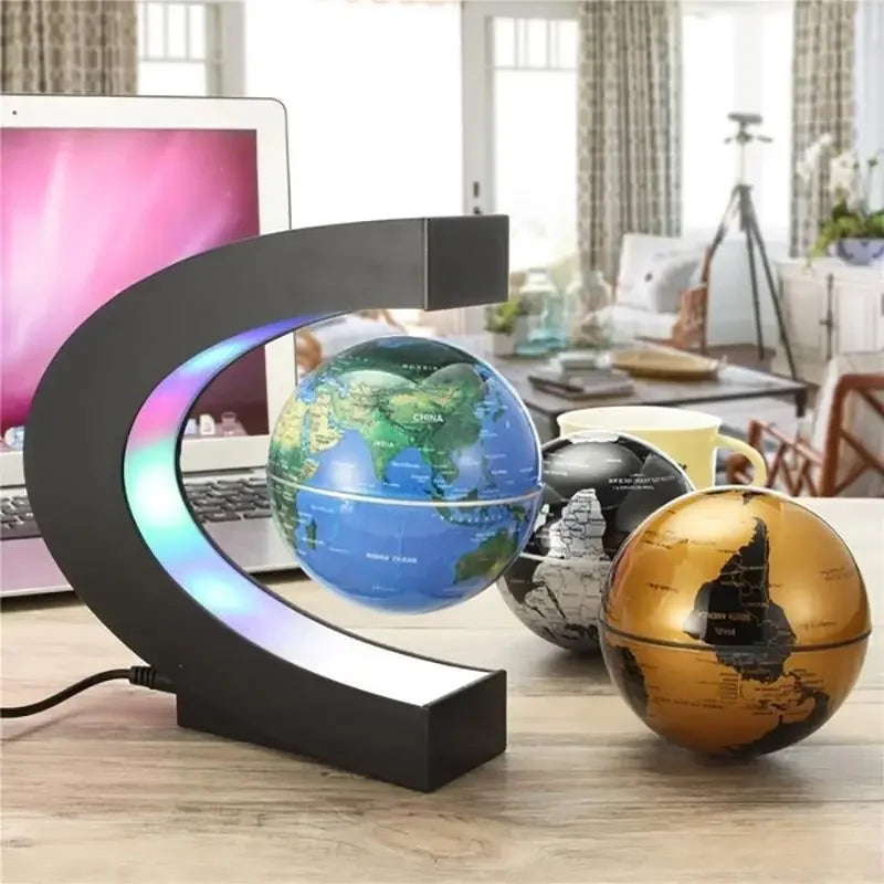 Magnetic Floating Levitation Globe LED Lamp