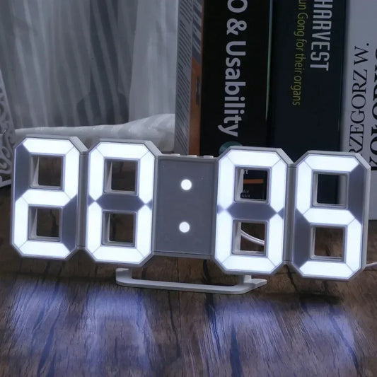 3D LED Digital Alarm Clock